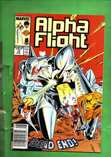 Alpha Flight Vol 1 #73 Aug 89