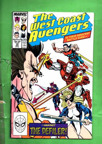 West Coast Avengers Vol. 2 #38 Nov 88