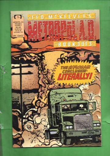 Ted McKeever's Metropol A.D. Vol. 2 #3 Dec 92