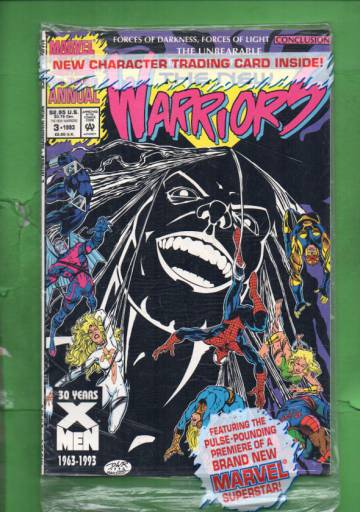 The New Warriors Annual Vol. 1 #3 93 (avaamaton pakkaus, sisältää kortit)