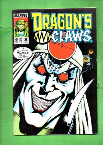 Dragon's Claws Vol. 1 #8 Feb 89