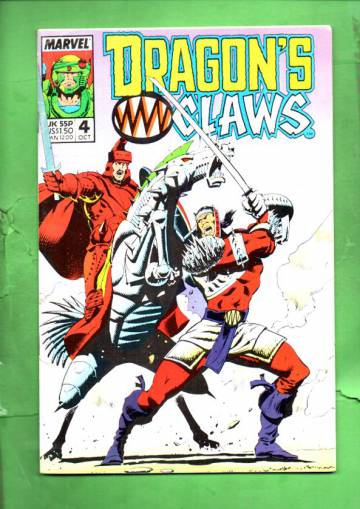 Dragon's Claws Vol. 1 #4 Oct 88