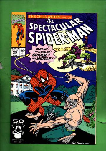 Spectacular Spider-Man Vol 1 #182 Nov 91