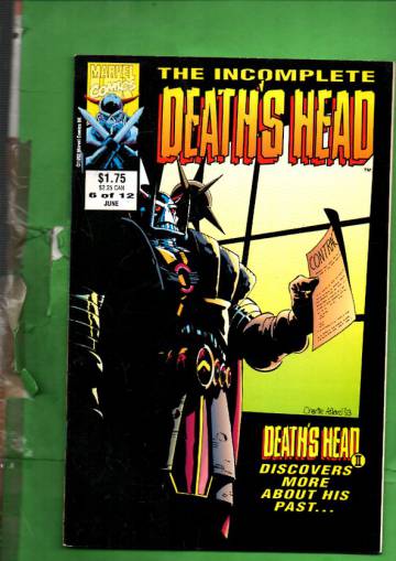 The Incomplete Death's Head Vol. 1 #6 Jun 93