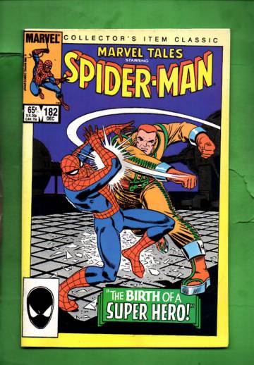 Marvel Tales Starring Spider-Man Vol. 1 #182 Dec 85