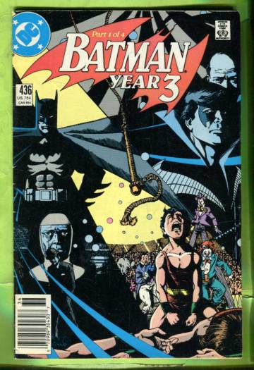 Batman #436 Aug 89