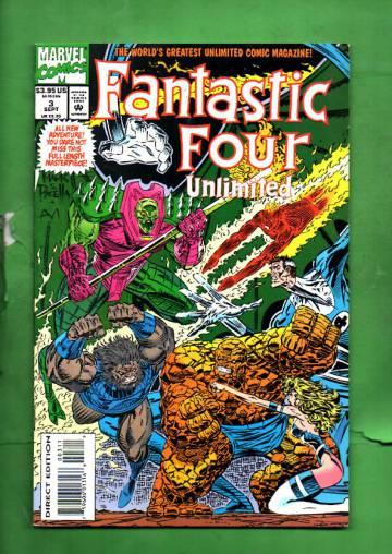 Fantastic Four Unlimited Vol. 1 #3 Sep 93