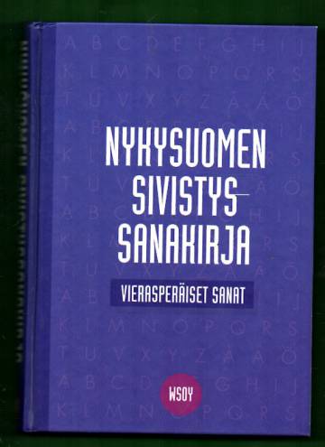 Nykysuomen sivistyssanakirja - Vierasperäiset sanat