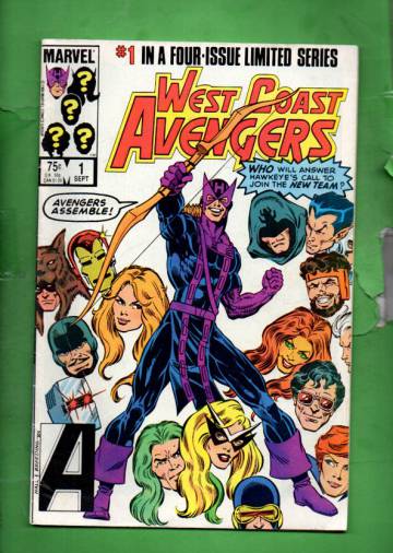 West Coast Avengers Vol 1 #1 (of 4) Sep 84