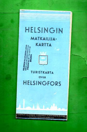 Helsingin matkailijakartta / Turistkarta över Helsingfors