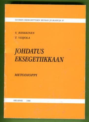 Johdatus eksegetiikkaan - Metodioppi
