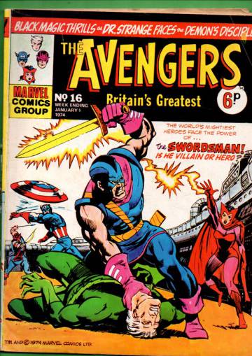 Avengers #16 Jan 74