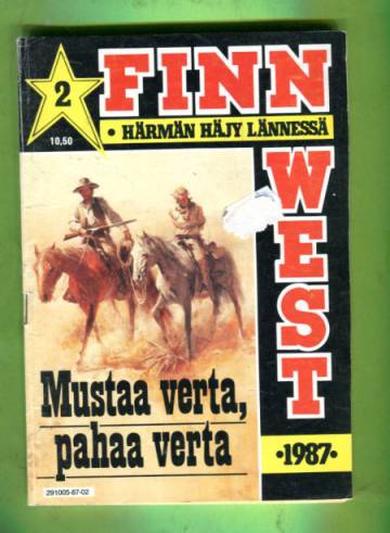 Finn West 2/87 - Mustaa verta, pahaa verta