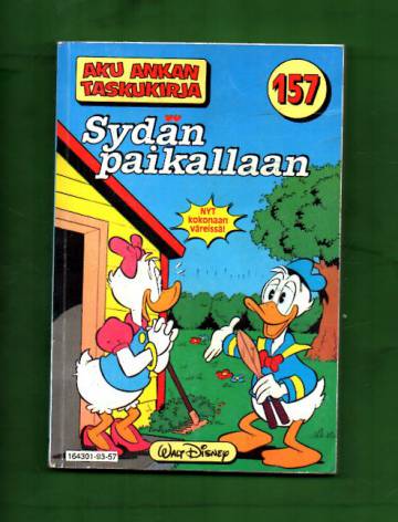 Aku Ankan taskukirja 157 - Sydän paikallaan (1. painos)