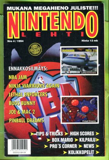 Nintendo-lehti 4/94 + Power Player