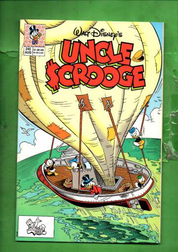 Walt Disney's Uncle Scrooge #245 Aug 90