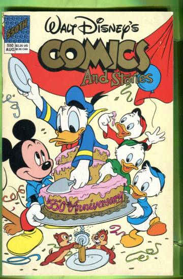 Walt Disney's Comics & Stories #550 Aug 90