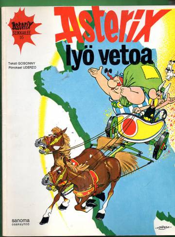 Asterix 16 - Asterix lyö vetoa (1. painos)