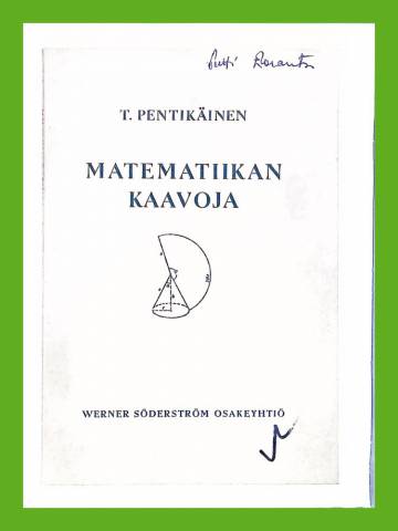 Matematiikan kaavoja