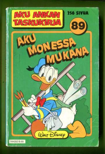 Aku Ankan taskukirja 89 - Aku monessa mukana (1. painos)