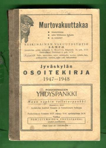 Jyväskylän osoitekirja 1947-1948