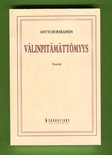 Välinpitämättömyys - Esseitä