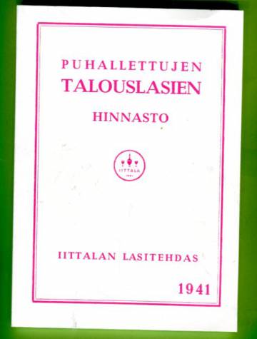 Puhallettujen talouslasien hinnasto