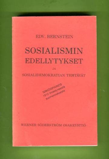 Sosialismin edellytykset ja sosiaalidemokratian tehtävät