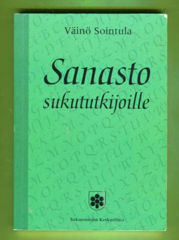 Sanasto sukututkijoille