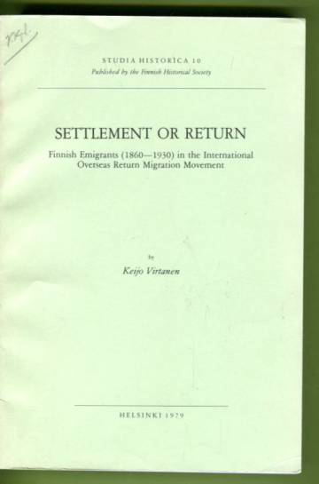 Settlement or Return