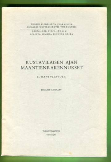 Kustavilaisen ajan maantierakennukset