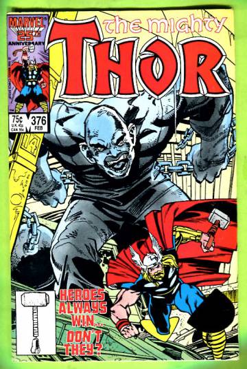 Thor Vol 1 #376 Feb 87