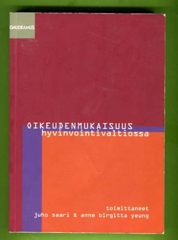 Oikeudenmukaisuus hyvinvointivaltiossa