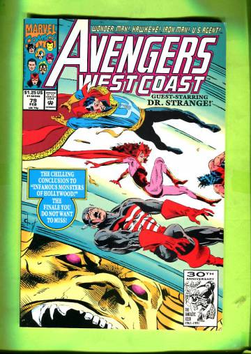 Avengers West Coast  Vol 2 #79 Feb 92