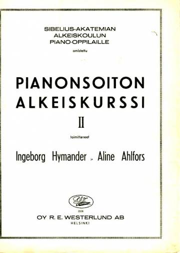 Pianonsoiton alkeiskurssi 2