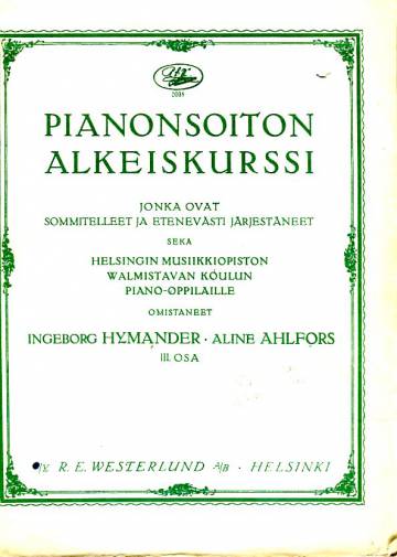 Pianonsoiton alkeiskurssi 3