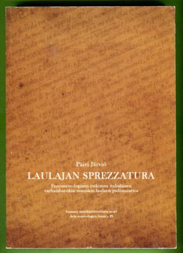 Laulajan sprezzatura