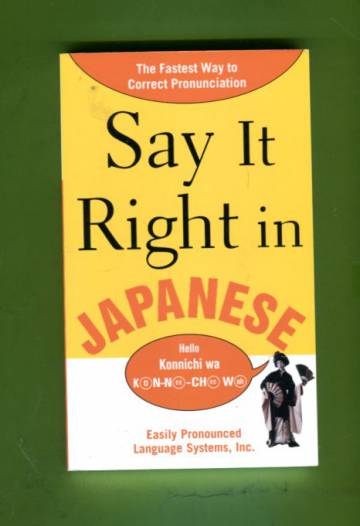 Say it Right in Japanese