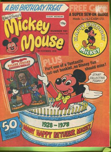 Walt Disney´s Mickey Mouse #161 Nov 78