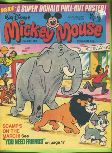 Walt Disney´s Mickey Mouse #132 Apr 78