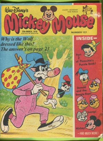 Walt Disney´s Mickey Mouse #127 Mar 78