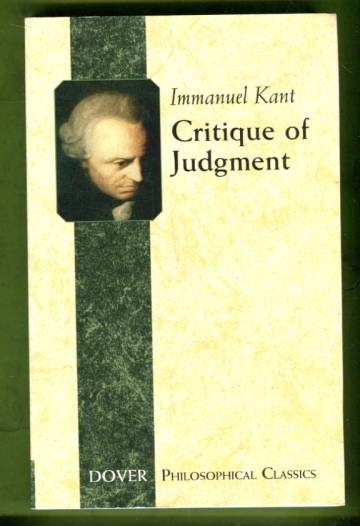 The Critique of Judgement