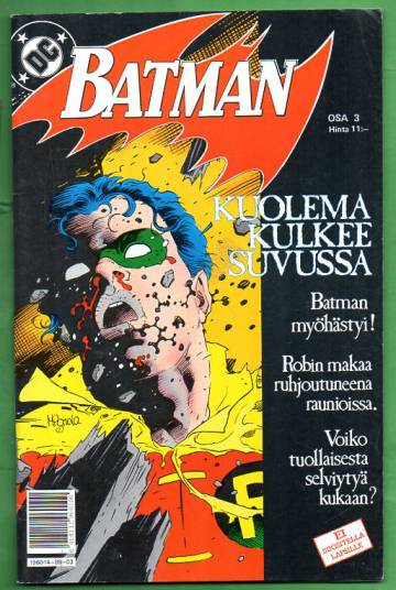 Batman-special 3/89 - Kuolema kulkee suvussa 3