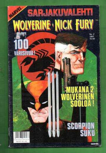 Sarjakuvalehti 2/91 - Wolverine & Nick Fury