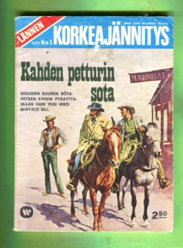 Lännen Korkeajännitys 3/75 - Kahden petturin sota