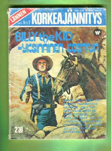 Lännen Korkeajännitys 2/75 - Billy the Kid - yksinäinen kostaja