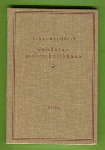 Johdatus puhetekniikkaan