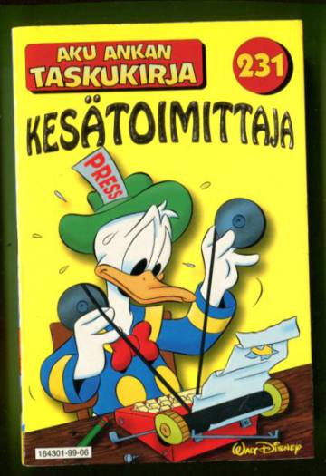 Aku Ankan taskukirja 231 - Kesätoimittaja