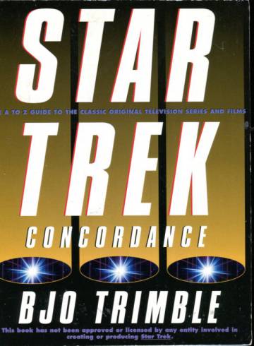 Star Trek Concordance - The A to Z Guide to the Classic Original Television Series and Films