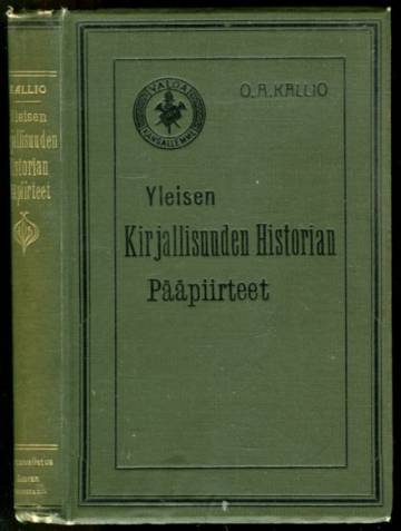 Yleisen kirjallisuuden historian pääpiirteet